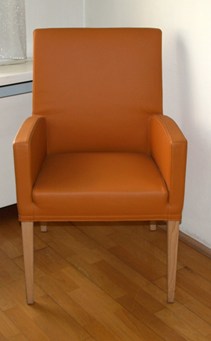 [Foto] Lederfauteuil, Wittmann